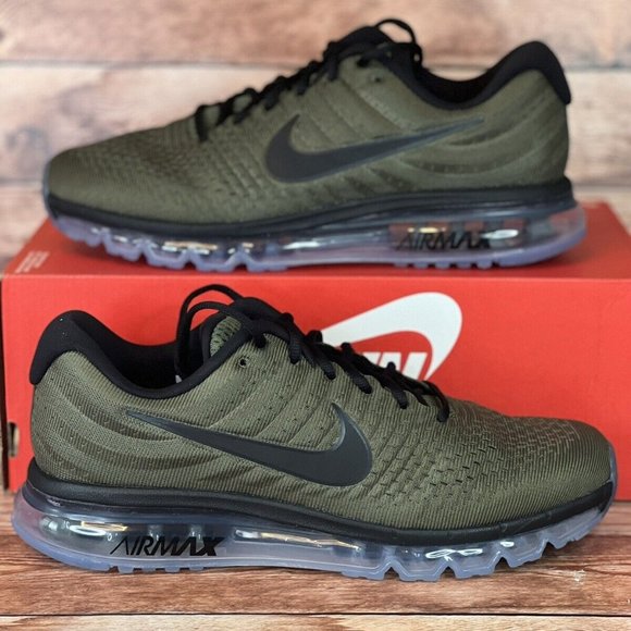 Nike Other - NEW Nike Air Max 2017 Cargo Khaki Black Sneakers 849559-302 Mens Size 10